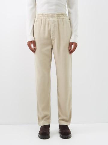Isabel Marant - Timeo Elasticated-waist Twill Trousers - Mens - Beige