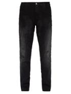Matchesfashion.com Faith Connexion - Distressed Skinny Jeans - Mens - Black