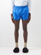 Jw Anderson - Technical-shell Running Shorts - Mens - Blue