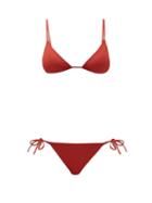 Matchesfashion.com Eres - Mouna Triangle Bikini - Womens - Red