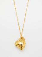 Alighieri - The Flame Of Desire Locket Gold-plated Necklace - Womens - Yellow Gold