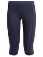 Aeance Compression-panel Cropped Performance Leggings