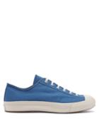 Moonstar - Gym Court Vulcanised-rubber Canvas Trainers - Mens - Blue