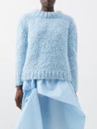 Cecilie Bahnsen - Haya Hand-knitted Sweater - Womens - Blue
