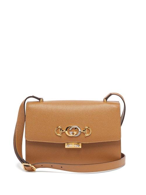 Matchesfashion.com Gucci - Zumi Small Leather Cross-body Bag - Womens - Beige