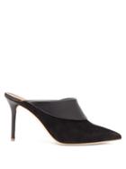 Matchesfashion.com Malone Souliers - Tilly Suede-leather Mules - Womens - Black