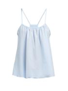 Matchesfashion.com Loup Charmant - Scoop Neck Organic Cotton Tank Top - Womens - Blue