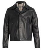 Acne Studios Awe Notch-lapel Leather Jacket