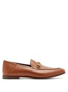Gucci Collapsible-heel Leather Loafers
