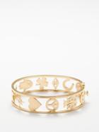 Sydney Evan - Icon Diamond & 14kt Gold Bangle - Womens - Gold Multi