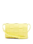 Matchesfashion.com Bottega Veneta - Cassette Small Intrecciato Leather Cross-body Bag - Womens - Yellow