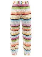 Missoni - Zigzag Crochet-knit Trousers - Womens - Multi
