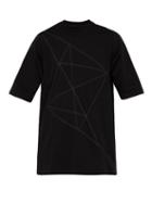 Matchesfashion.com Rick Owens - Ricamata Cotton T Shirt - Mens - Black White