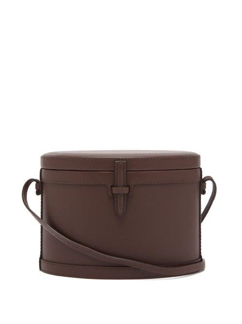 Matchesfashion.com Hunting Season - Trunk Smooth Leather Cross Body Bag - Womens - Brown