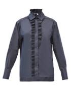 Matchesfashion.com Sportmax - Ordine Shirt - Womens - Navy