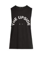 Matchesfashion.com The Upside - Big Logo Crew Neck Cotton Tank Top - Mens - Black