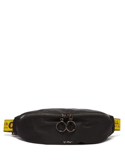 Matchesfashion.com Off-white - Industrial Strap Belt Bag - Mens - Black