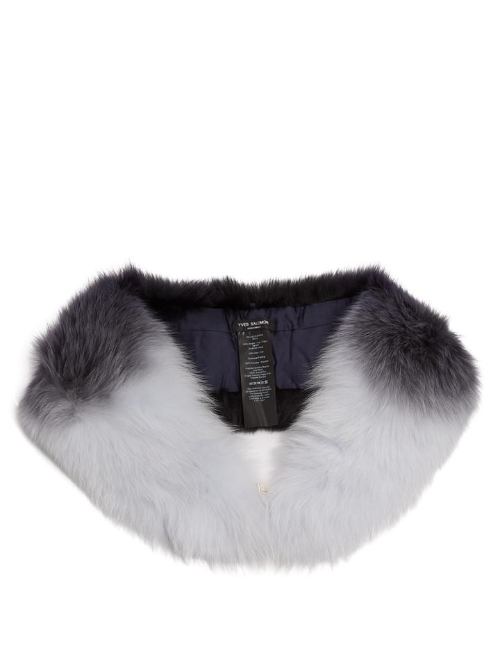 Yves Salomon Fox-fur Scarf