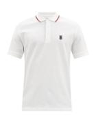Burberry - Walton Icon Stripe Cotton Piqu-jersey Polo Shirt - Mens - White