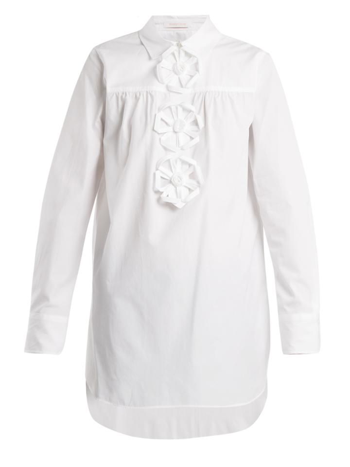 See By Chloé Origami Cotton-poplin Shirt