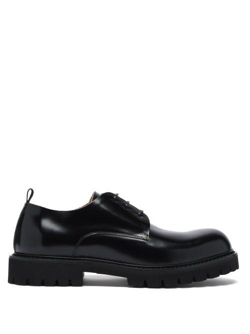 Matchesfashion.com Paul Smith - Brunel Commando-sole Leather Derby Shoes - Mens - Black