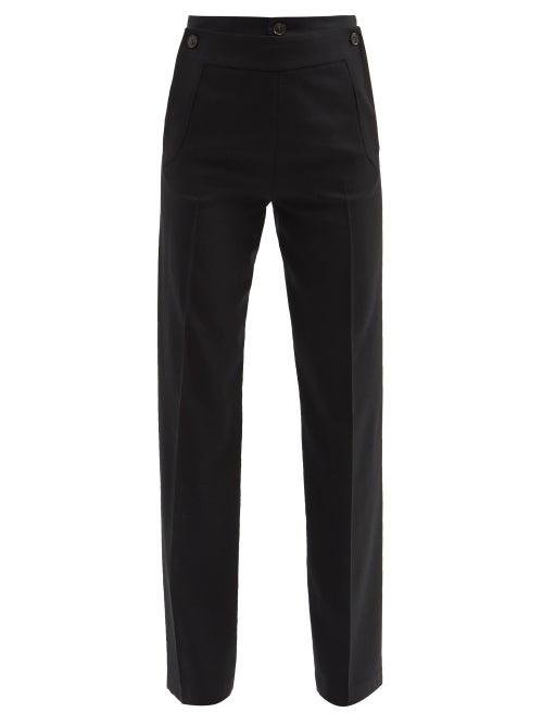 Vivienne Westwood - Sailor Wool Straight-leg Trousers - Womens - Black