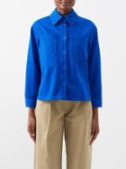 Weekend Max Mara - Dina Patch-pocket Jacket - Womens - Blue