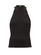 Zimmermann - Halterneck Jersey Top - Womens - Black
