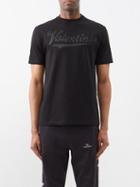 Valentino - Logo-appliqu Cotton-jersey T-shirt - Mens - Black
