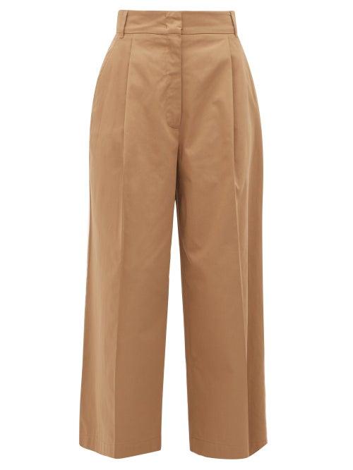 Matchesfashion.com Weekend Max Mara - Velia Trousers - Womens - Brown