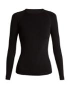 Matchesfashion.com Falke - Long Sleeved Performance T Shirt - Womens - Black