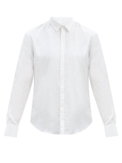 Matchesfashion.com Bourrienne Paris X - Entrepreneur Cotton-poplin Shirt - Mens - White