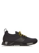 Fendi Low-top Neoprene And Leather Trainers