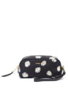 Matchesfashion.com Miu Miu - Daisy Print Nylon Pouch - Womens - Black Multi