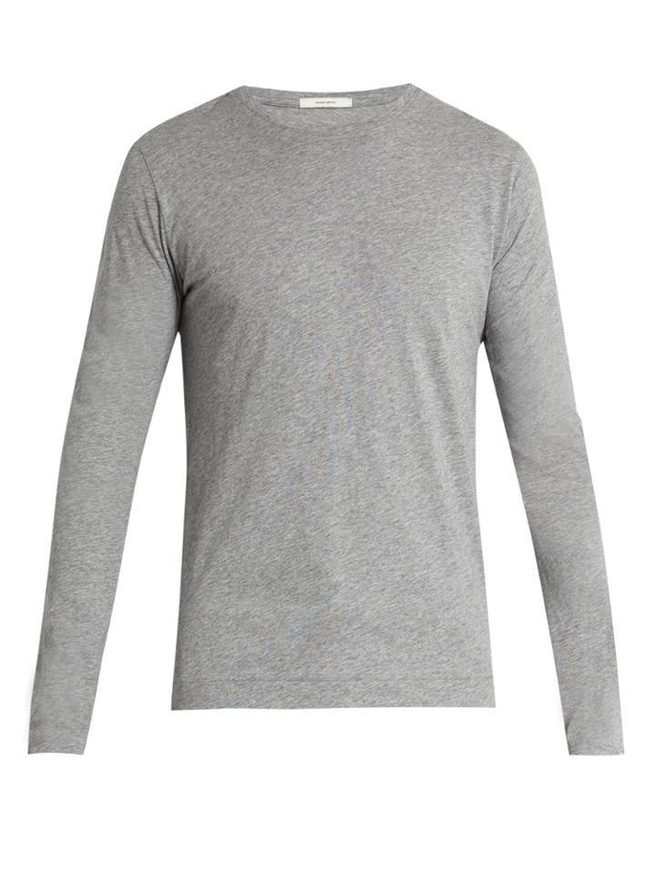 Adam Lippes Long-sleeved Cotton T-shirt