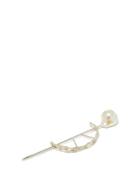 Matchesfashion.com Nadia Shelbaya - 219 Elusive Pearl & Sterling Silver Hair Pin - Womens - Pearl