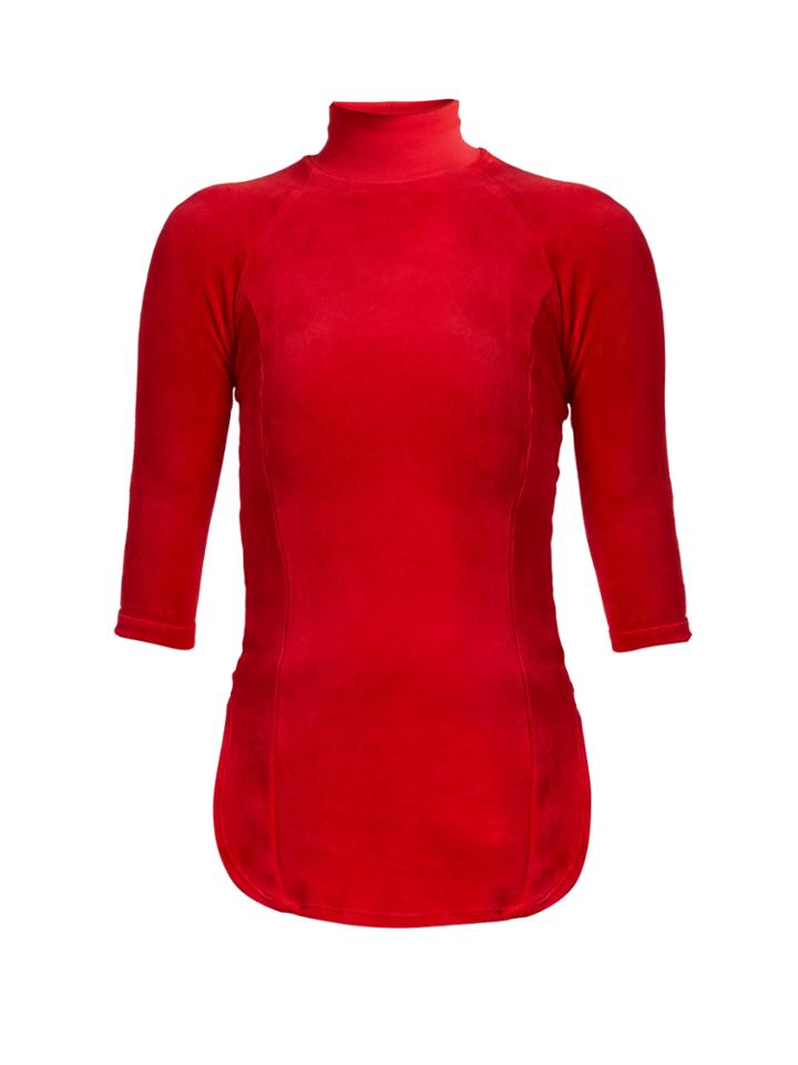 Vetements X Juicy Couture Cotton-blend Velour Top