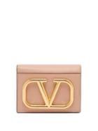 Matchesfashion.com Valentino - Go Logo Leather Wallet - Womens - Nude