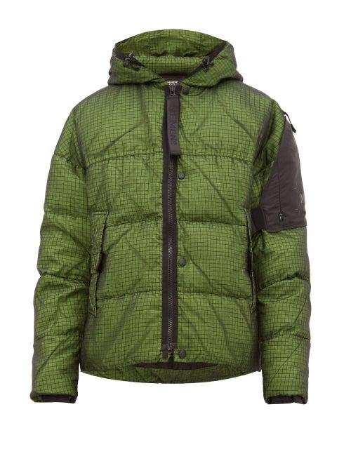 Matchesfashion.com Nemen - Loomit Hooded Quilted Down Jacket - Mens - Green