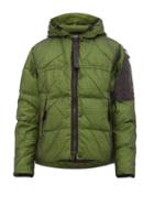 Matchesfashion.com Nemen - Loomit Hooded Quilted Down Jacket - Mens - Green