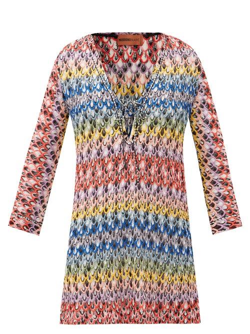 Matchesfashion.com Missoni Mare - Conchiglia Crochet Cover Up - Womens - Multi