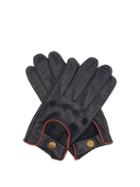 Matchesfashion.com Dents - Delta Leather Driving Gloves - Mens - Navy