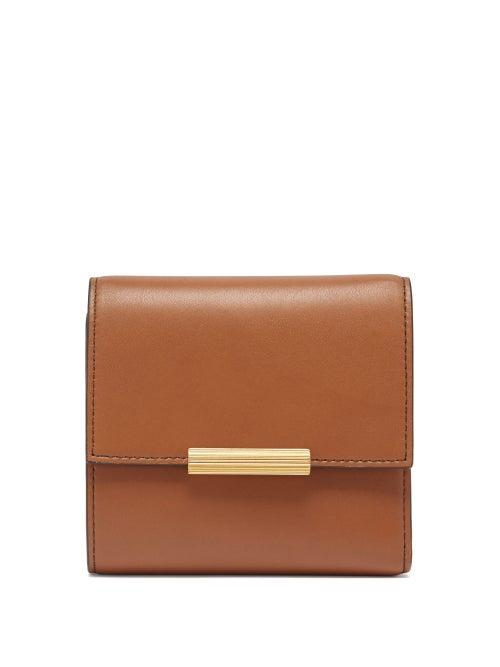 Matchesfashion.com Bottega Veneta - Mini Continental Leather Wallet - Womens - Tan