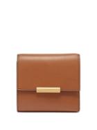 Matchesfashion.com Bottega Veneta - Mini Continental Leather Wallet - Womens - Tan