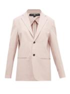 Matchesfashion.com Edward Crutchley - Single-breasted Wool Jacket - Womens - Pink