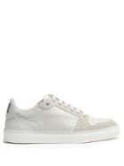 Ami Contrast-panel Low-top Leather And Suede Trainers