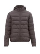 Matchesfashion.com Herno - Il Bomber Quilted Down Jacket - Mens - Grey