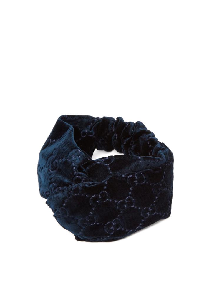 Gucci Gg Devor Velvet Headband