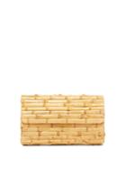 Matchesfashion.com Glorinha Paranagua - Large Bamboo Clutch Bag - Womens - Light Brown
