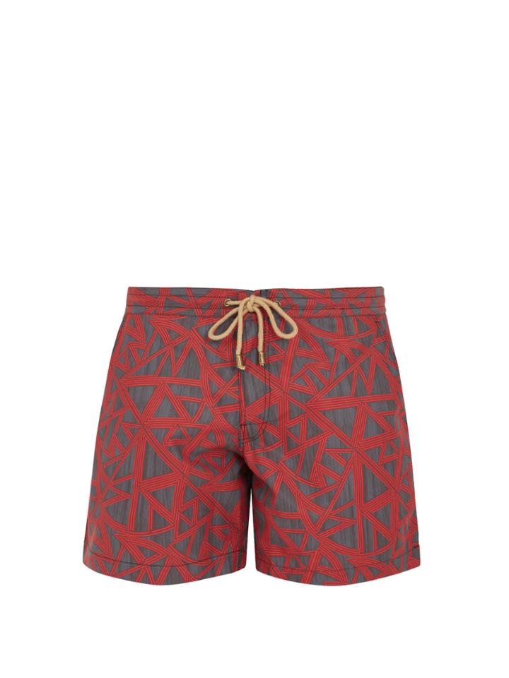 Thorsun Titan-fit Shatter-print Swim Shorts
